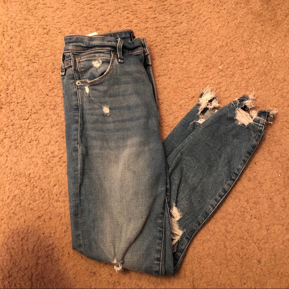 Abercrombie & Fitch Simone high rise ankle jeans